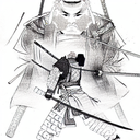Samurai Bushido tattoo design idea