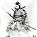 Samurai Bushido tattoo design idea