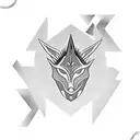 spike pattern tattoo design idea