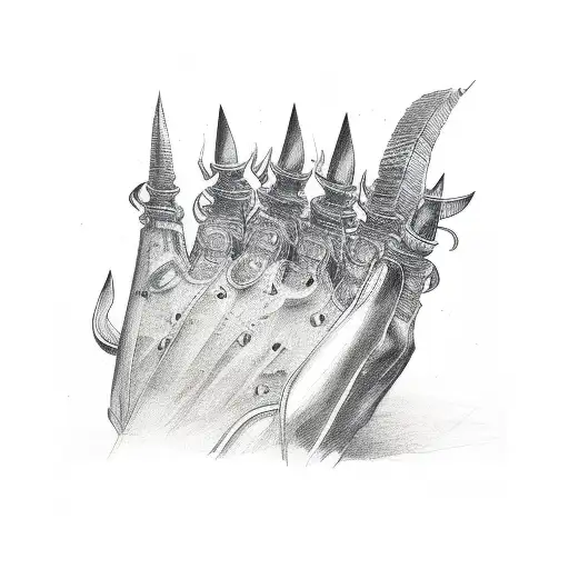 Beast's claw marks tattoo design idea