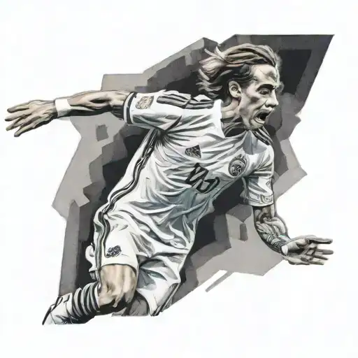 Luka modric tattoo design idea