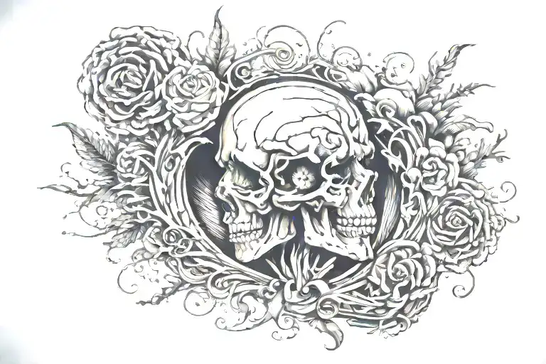 depression survivors tattoo design idea