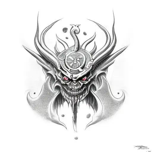 ArtStation - angel and demon tattoo 2