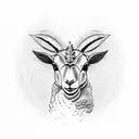 Lamb of god bird tattoo design idea