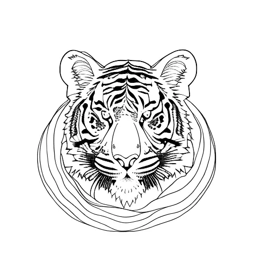 Minimalist Tattoos | Tiger tattoo small, Minimalist tattoo, Tiger tattoo