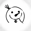 snowman  tattoo design idea