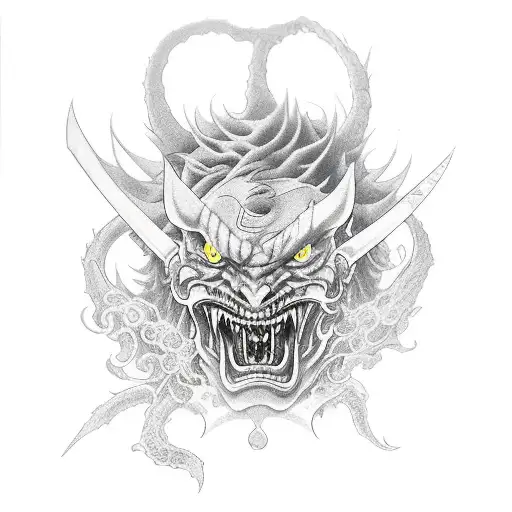 demon slayer rengoku tattoo design idea