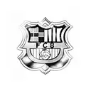 fc barcelona tattoo design idea