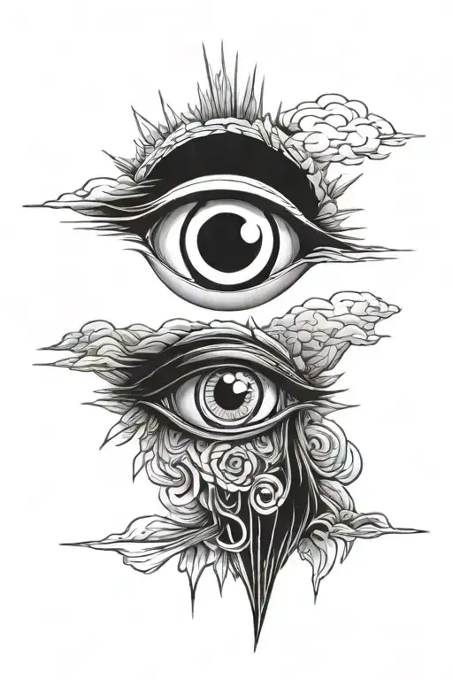 Itachi eye tattoo design idea