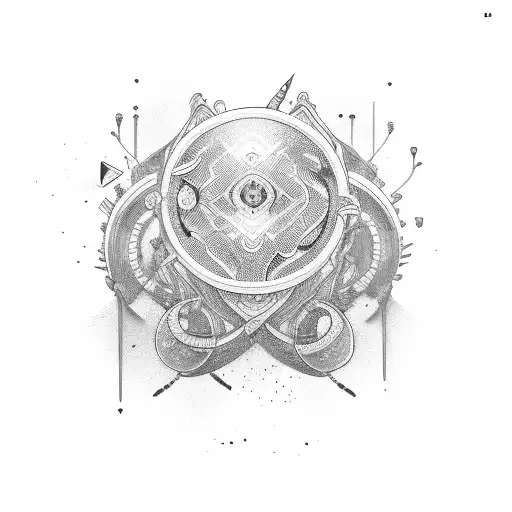 heartbeat line with name Ava included within  tattoo design idea