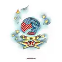 oak tree tattoo design idea