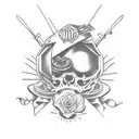 oak tree tattoo design idea