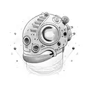 bender futurama  tattoo design idea