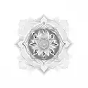 hindu symbol tattoo design idea