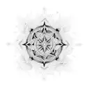 hindu symbol tattoo design idea