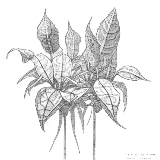 rice plant tattoo design idea