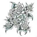 oil tattoo design idea