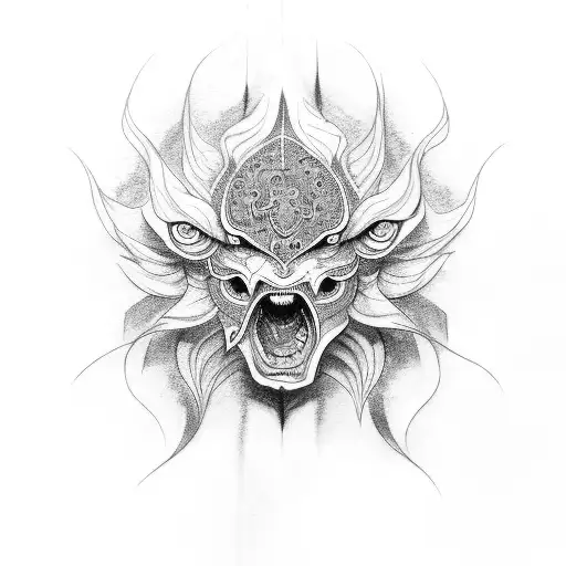 Asura  tattoo design idea