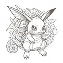 pokemon tattoo design idea