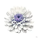 Chrysanthemum tattoo design idea