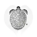 Turtle tattoo design idea