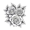 roses suicideboys related tattoo design idea