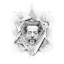 Alan Watts tattoo design idea