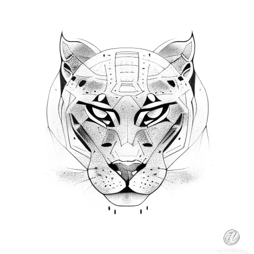 Panther  tattoo design idea