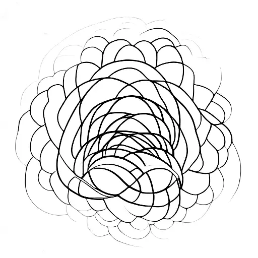 um pastor alemão sentado usando um oculos redondo  tattoo design idea