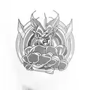 Dragon Ball Z tattoo design idea