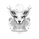 head in clouds  tattoo design idea