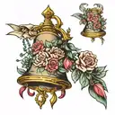 bell tattoo design idea