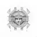 coliseum,rome,centurion tattoo design idea