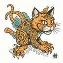 Garfield tattoo design idea
