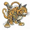 Garfield tattoo design idea