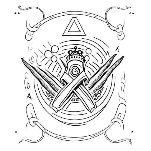 nombre Abraham con una corona un infinito y la fecha 01-10-22 tattoo design idea