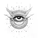 horus eye tattoo design idea