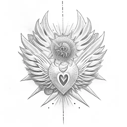 tattoo Cross, Star, circular, sun Stock Vector | Adobe Stock