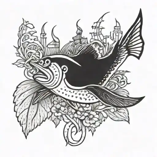 a half sleeve memorial tattoo for my grandfather from Newfoundland who was a fisherman tattoo design idea