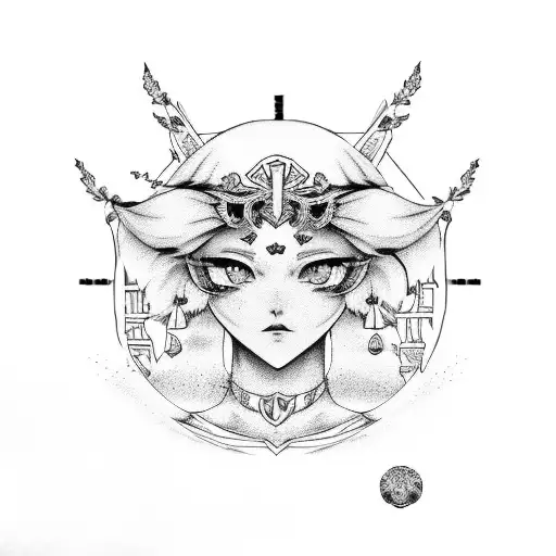 Yung Lean Hennesy & Sailor moon song  tattoo design idea