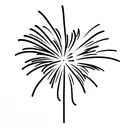 fireworks tattoo design idea