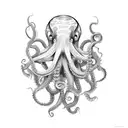 humanoid Octopus tattoo design idea