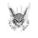 dark gothic  tattoo design idea