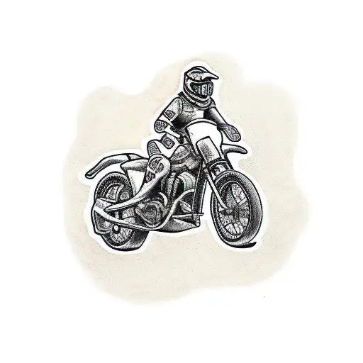 motocross tattoo design idea