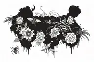 the plants, the birds, the ants and spiders and bees going about their individual tasks, putting the world in order tattoo design idea