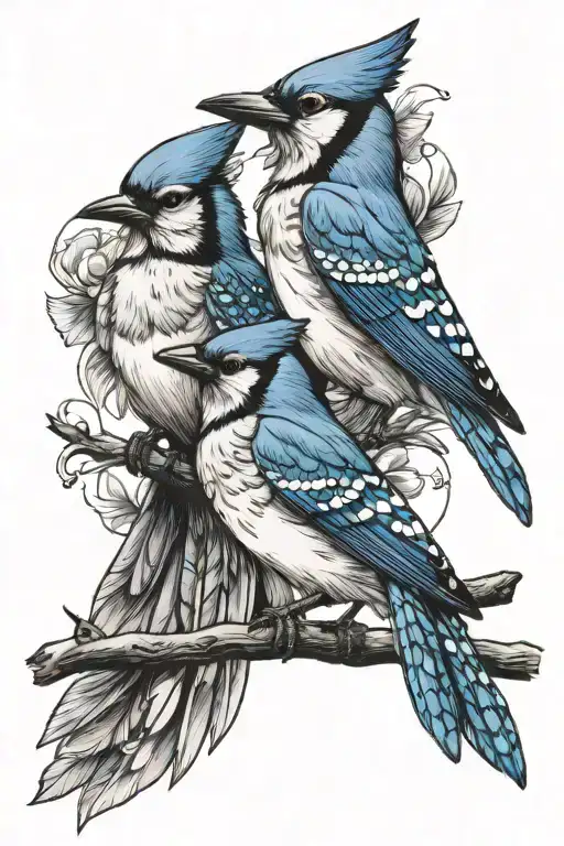   two blue jays with the you raise me up quote in it with the armor tattoo design idea