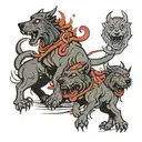 cerberus tattoo design idea