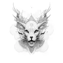 Double R tattoo design idea