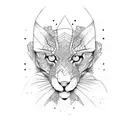 Double R tattoo design idea