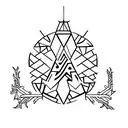 Slavic forest tattoo design idea